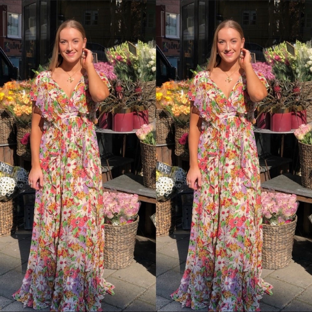 Free People Delicate Semi Ruffle Dress x Timo - Picture 3 of 7